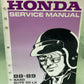 HONDA 61GS701 SA50 ELITE 50 LX SERVICE MANUAL