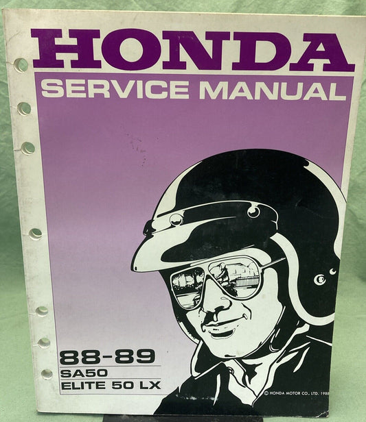 HONDA 61GS701 SA50 ELITE 50 LX SERVICE MANUAL