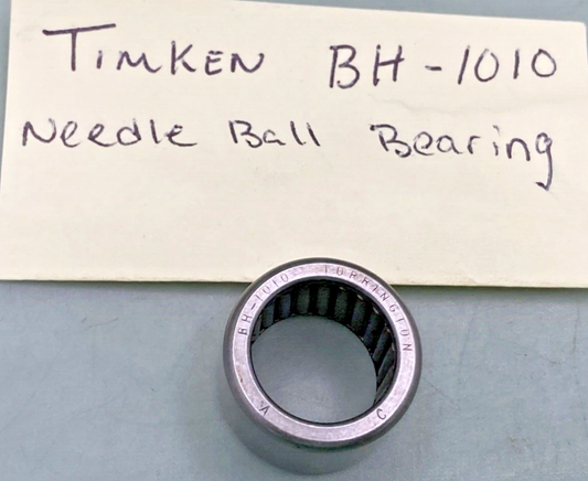 NEW GENUINE TIMKEN BH-1010 NEEDLE BALL BEARING 5/8X7/8X.625INCH