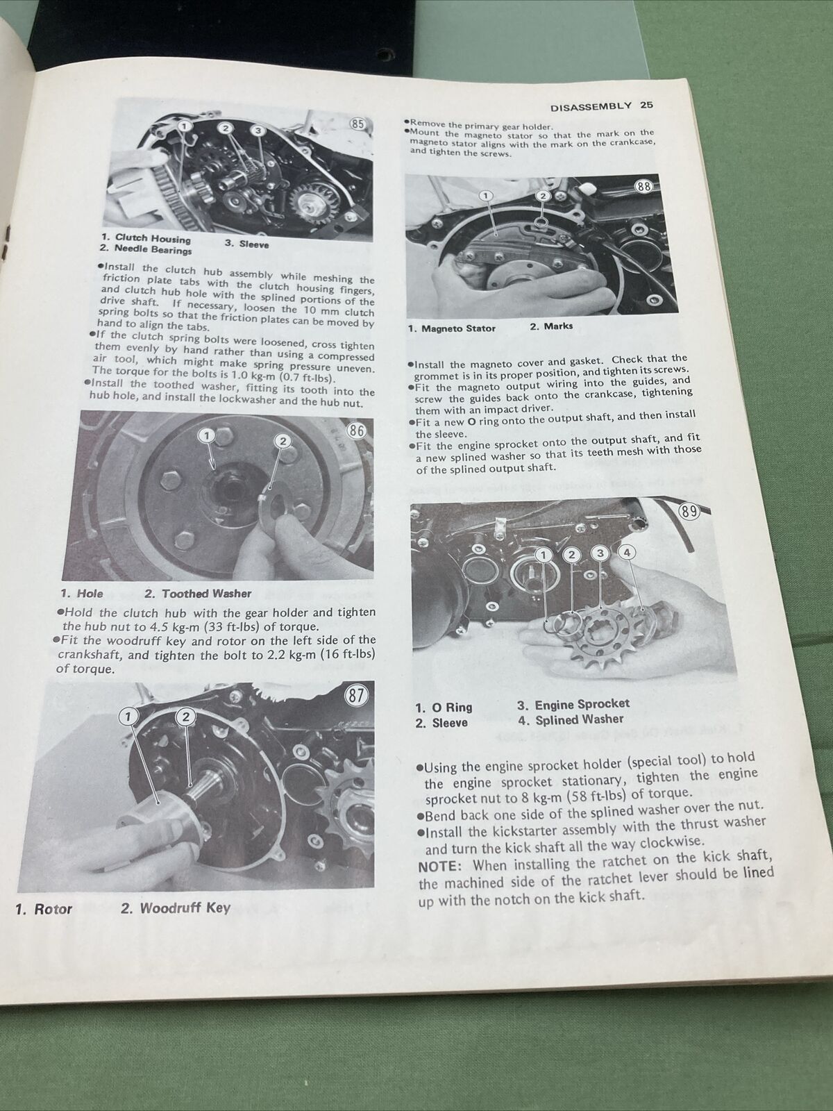 GENUINE KAWASAKI 99920-1013-01 OWNER'S AND SERVICE MANUAL KX250-A4