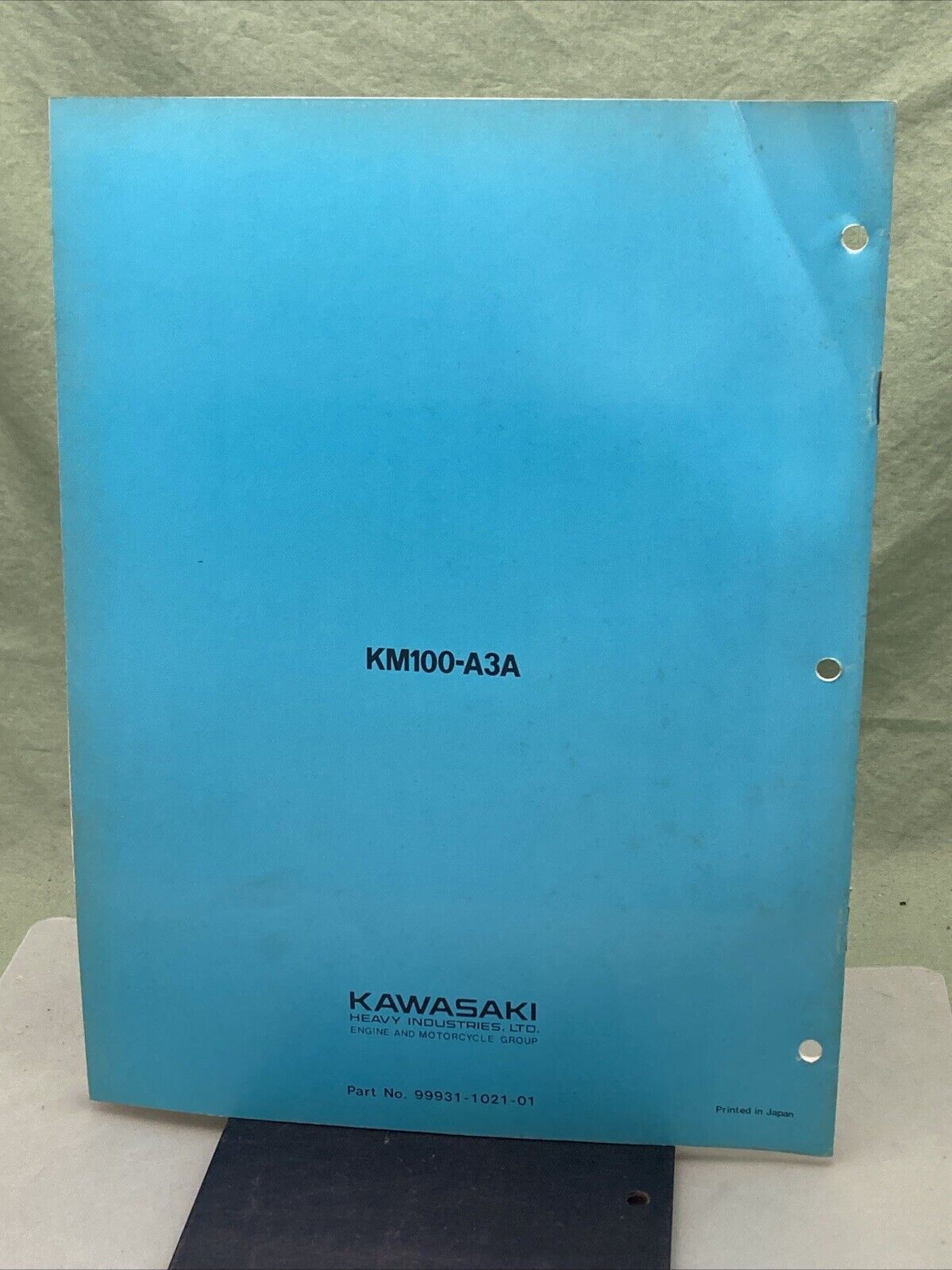 GENUINE KAWASAKI 99931-1021-01 KM100 MOTORCYCLE ASSY AND PREP MANUAL 1976