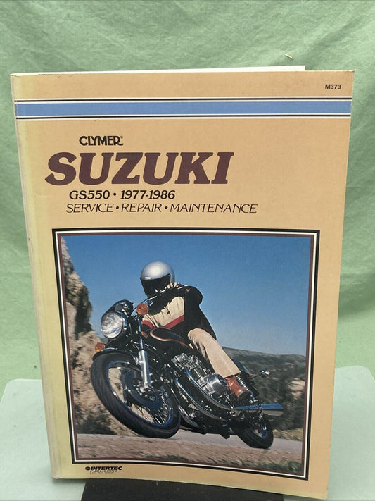 CLYMER M373 GS550 77-86 SERVICE MANUAL SUZUKI