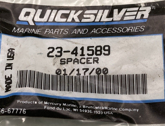 QTY 3 NEW GENUINE MERCURY QUICKSILVER 23-41589 SPACER GEAR HOUSING SCREW