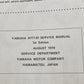 GENUINE YAMAHA HT1-B SERVICE MANUAL 1970