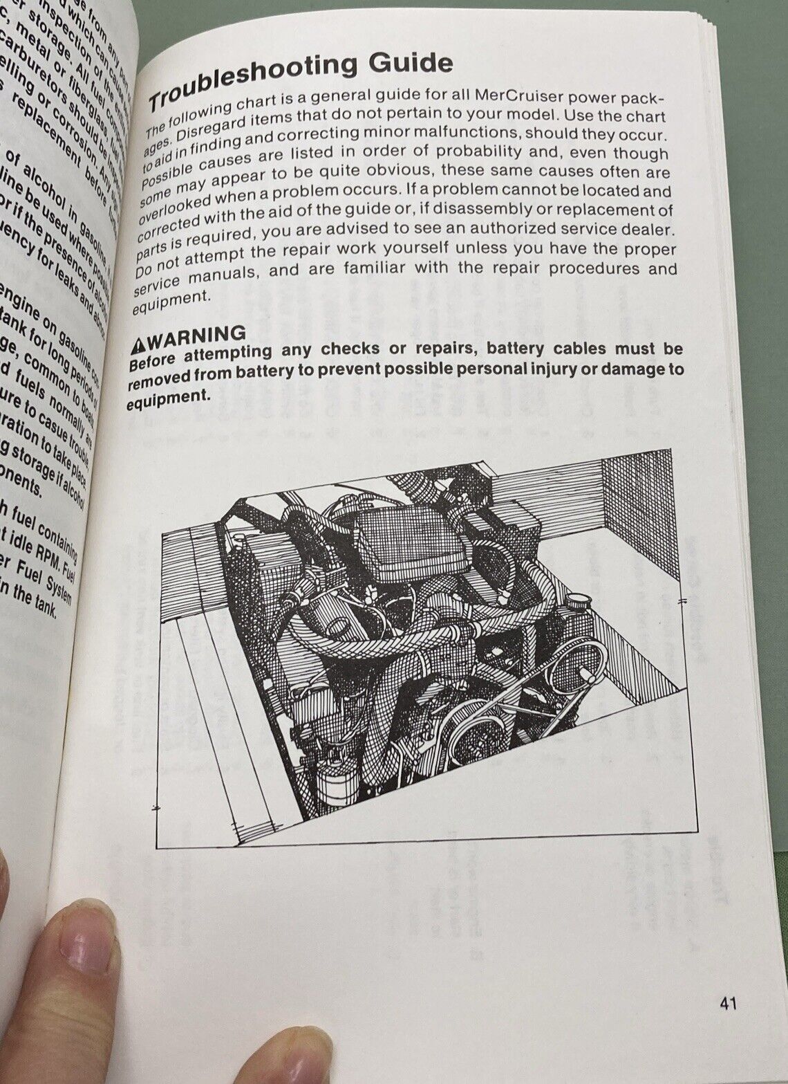 GENUINE MERCURY 90-13534 SERVICE ASSISTANCE WARRANTY INFORMATION MANUAL 1986