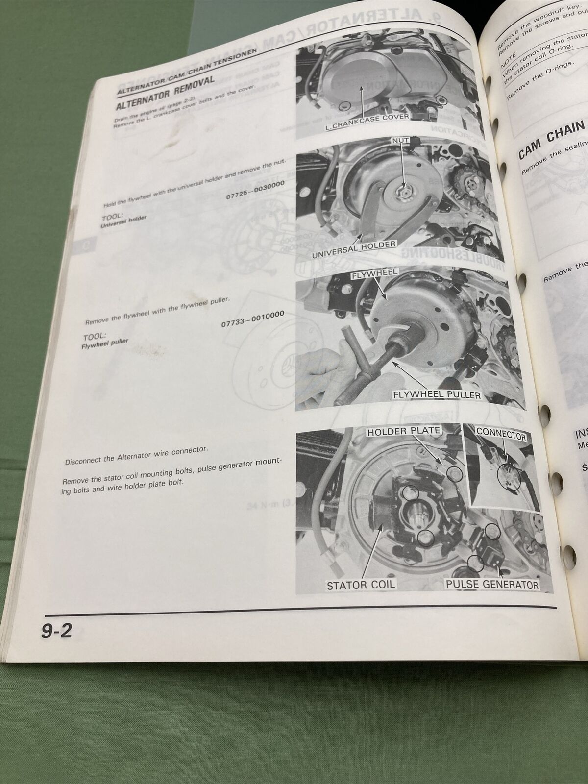 GENUINE HONDA 61GW800 Z50R SERVICE MANUAL '88