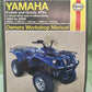 GENUINE HAYNES 2567 YAMAHA KODIAK AND GRIZZLY ATVS 2-WHEEL/4-WHEEL DRIVE '93-'05