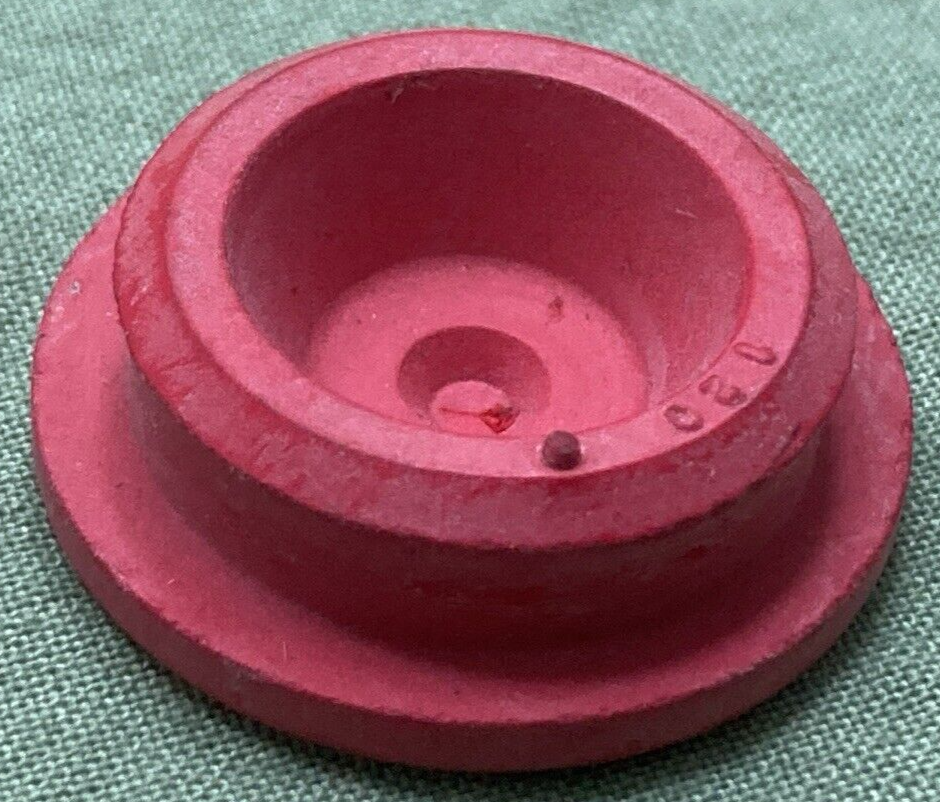 QTY 3 NEW GENUINE STEMCO 359-5915 MINI HUB CAP VENT PLUG RED 0.75" RUBBER