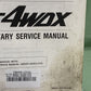 GENUINE SUZUKI 99501-42150-01E SUPPLEMENTARY SERVICE MANUAL LT-F4WDX