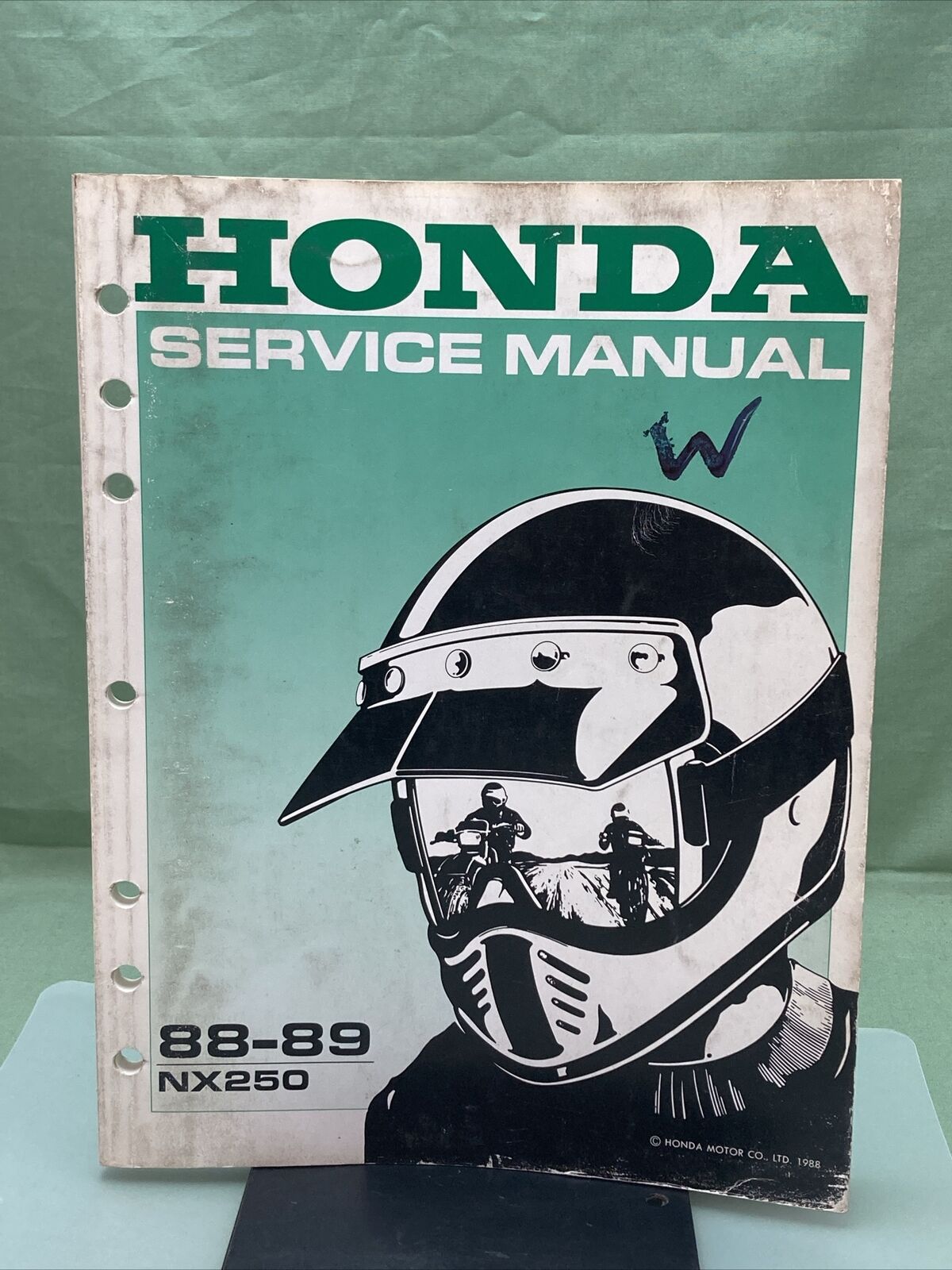 GENUINE HONDA 61KW301 NX250 SERVICE MANUAL '88-'89