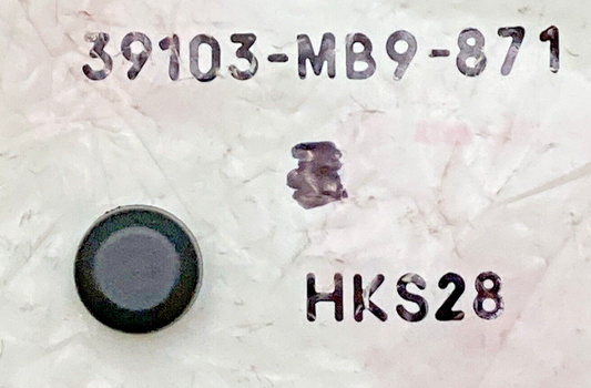 NEW GENUINE HONDA 39103-MB9-871 CAP, SOCKET BOLT (5MM)