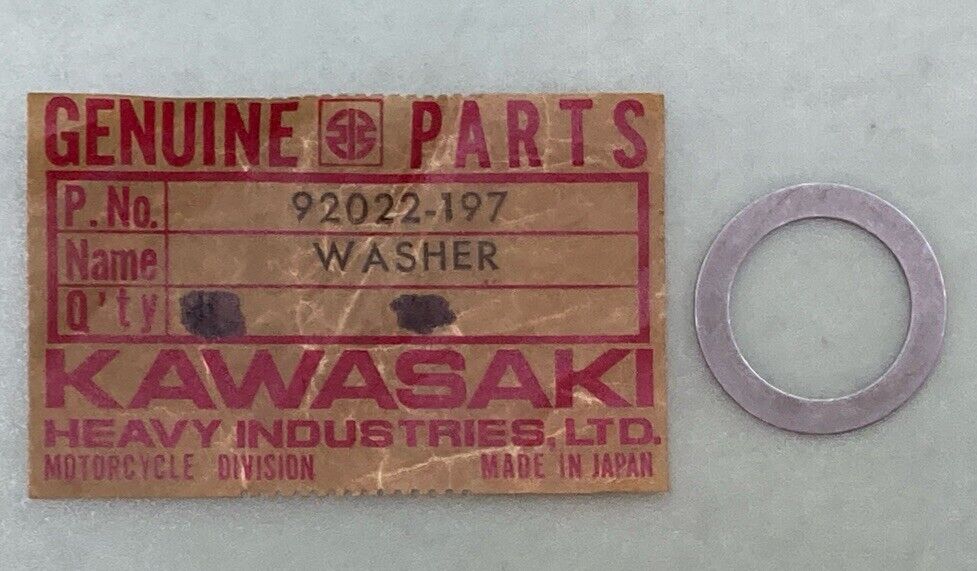 QTY 3 NEW GENUINE KAWASAKI 92022-197 THRUST WASHER