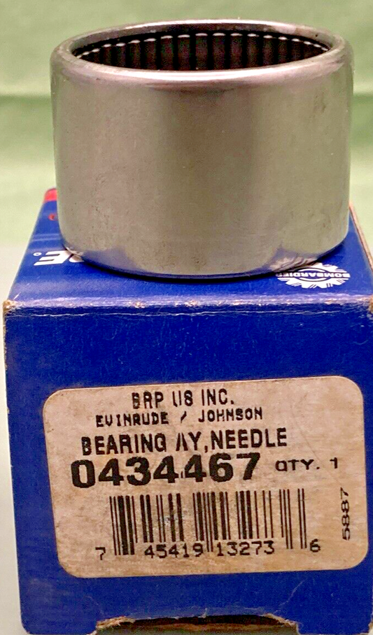 NEW GENUINE EVINRUDE JOHNSEN 0434467 NEEDLE BEARING ASSEMBLY