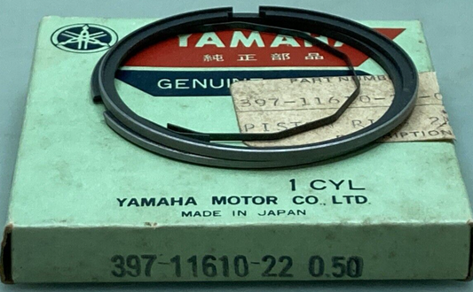 NEW GENUINE YAMAHA 397-11610-22  PISTON RING SET 0.50