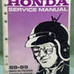 GENUINE HONDA 61MT400 SB50 ELITE50ES, SB50P ELITE50E SERVICE MANUAL '88-'89