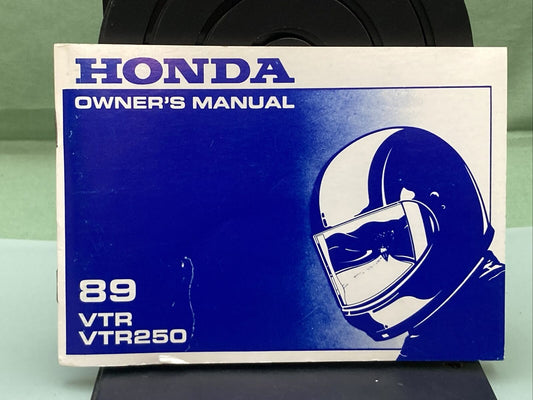 GENUINE HONDA 31KV0610 VTR/VTR250 OWNER'S MANUAL '89