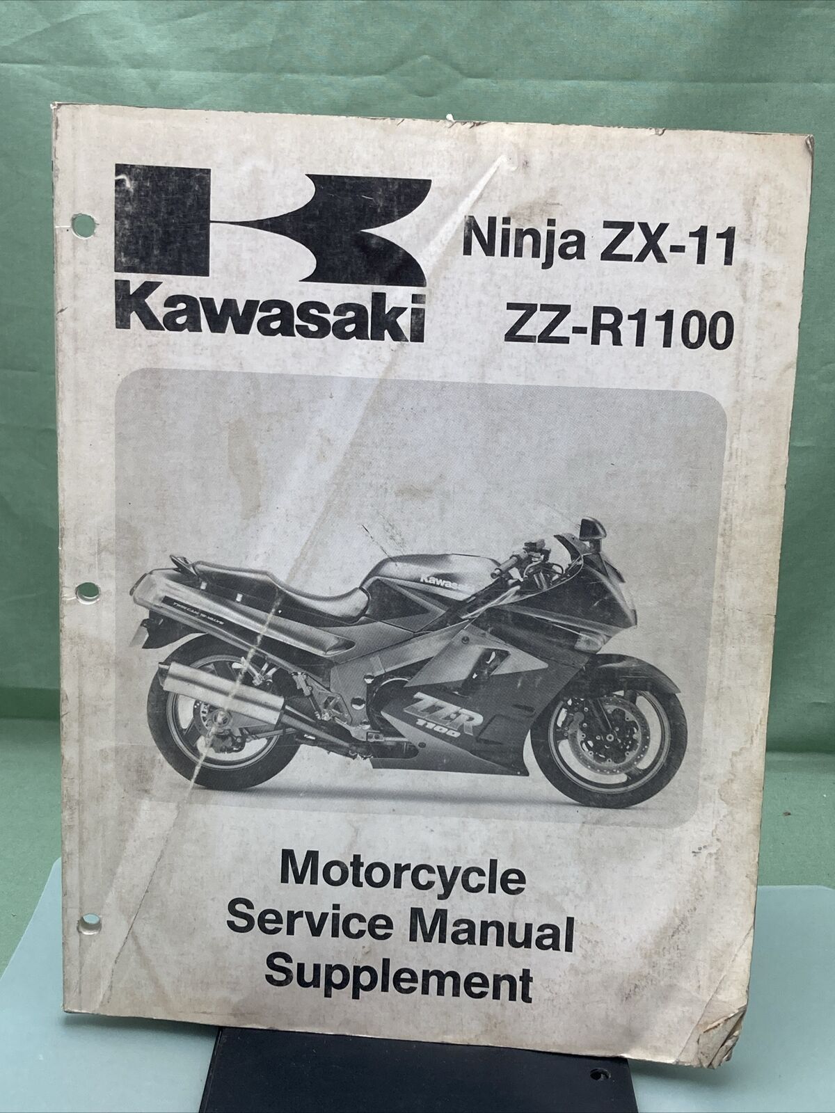 GENUINE KAWASAKI 99924-1127-51 SERVICE MANUAL SUPPLEMENT NINJA ZX-11 / ZZ-R1100