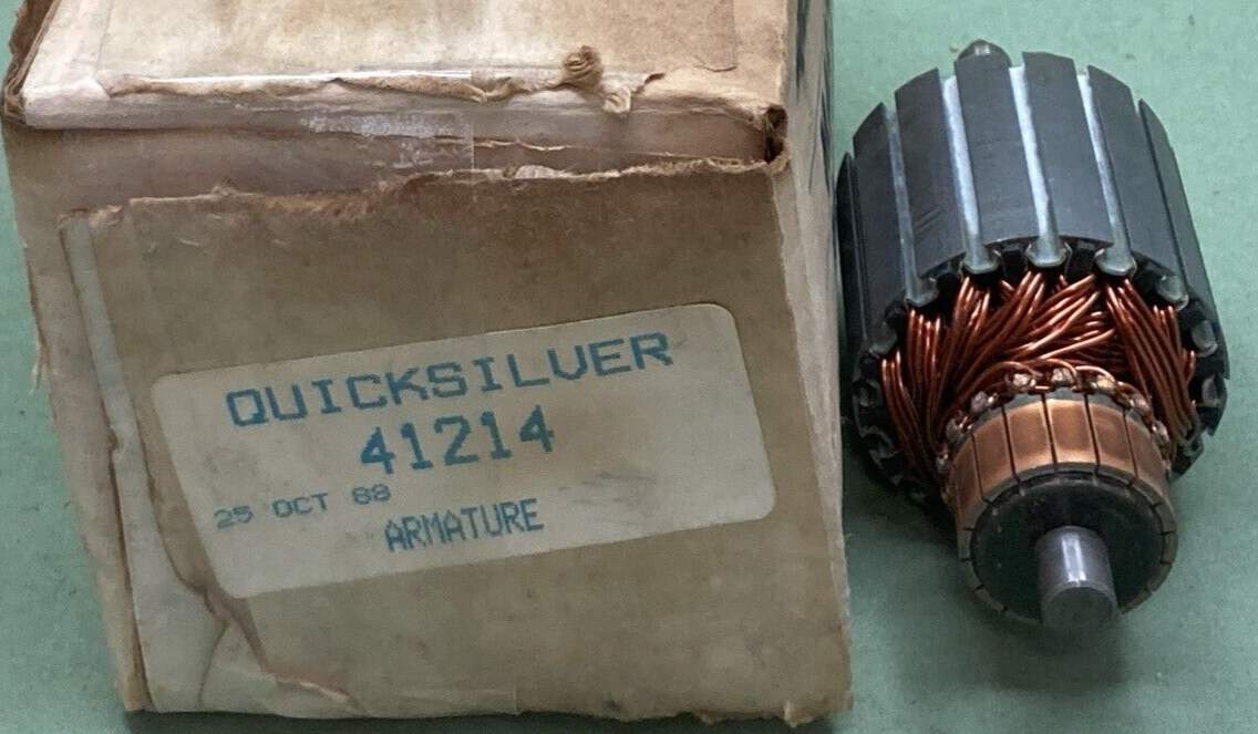 NEW GENUINE MERCURY QUICKSILVER 41214 ARMATURE ASSEMBLY