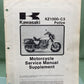 GENUINE KAWASAKI 99924-1006-03 KZ1000-C3 POLICE SERVICE MANUAL SUPPLEMENT