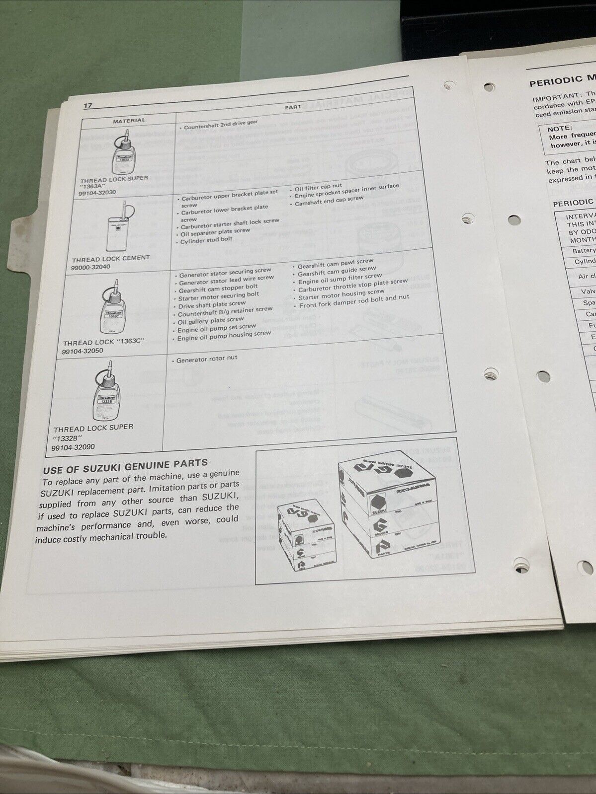 GENUINE SUZUKI 99000-85860-0E3 GS1100E SUPPLEMENTARY SERVICE MANUAL 1981