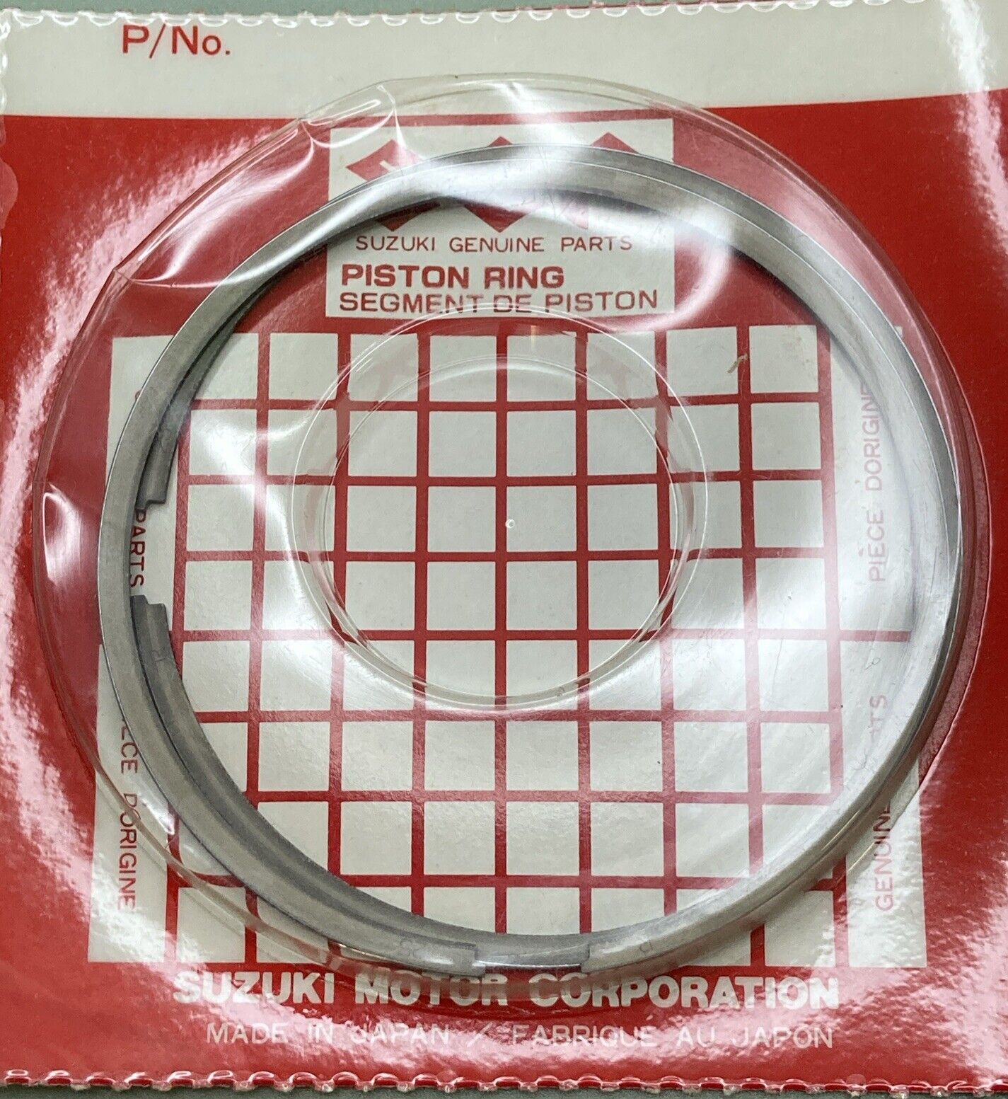 NEW GENUINE SUZUKI 12140-98E60-025 RING SET + .010 - 770 CC, ARCTIC CAT 3008-415