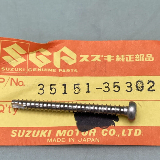 NEW GENUINE SUZUKI 35151-35302 Screw HEADLAMP