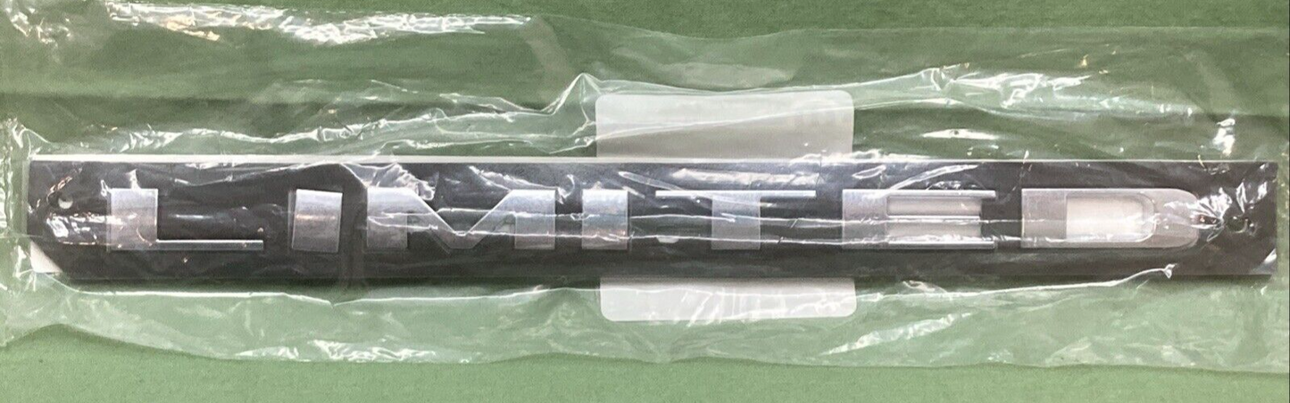 NEW GENUINE MOPAR 68276319AC Nameplate SILVER "LIMITED"