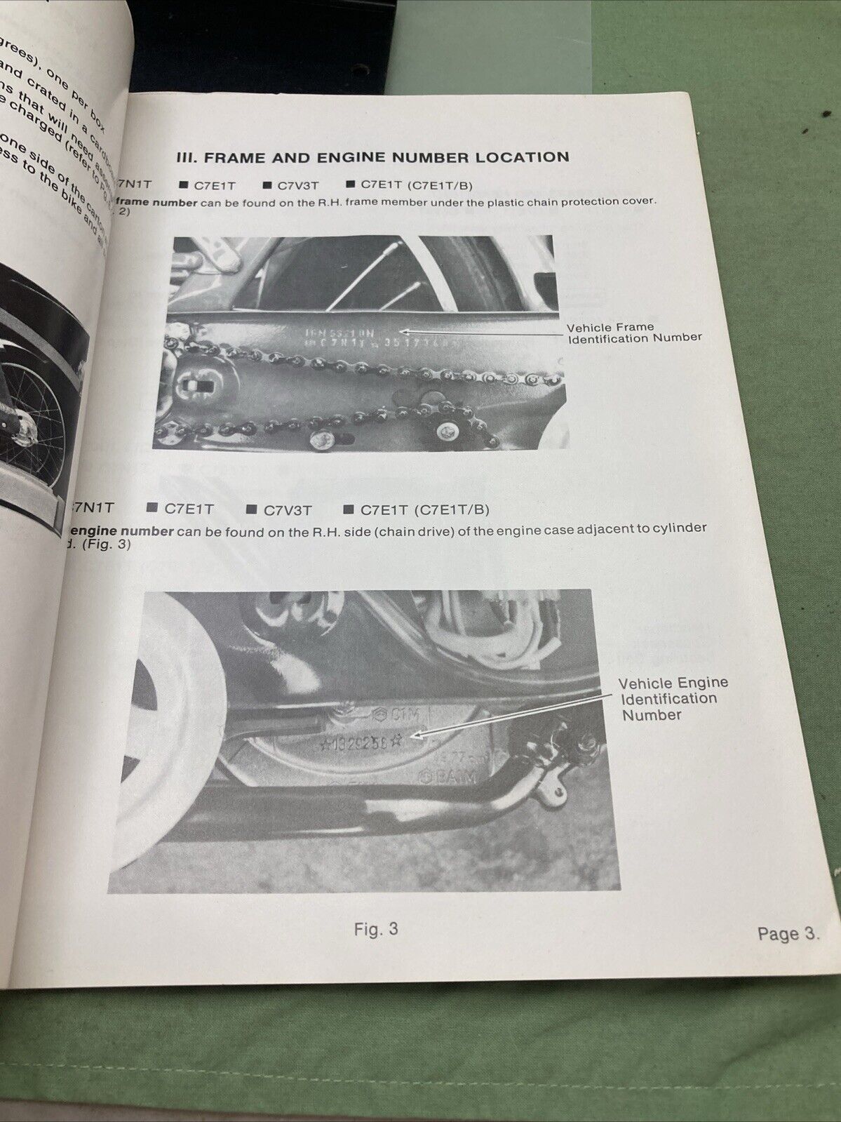 GENUINE VESPA CIAO ASSEMBLY AND PREPARATION MANUAL