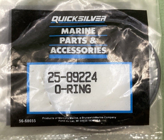 NEW GENUINE MERCURY QUICKSILVER 25-89224 O-RING
