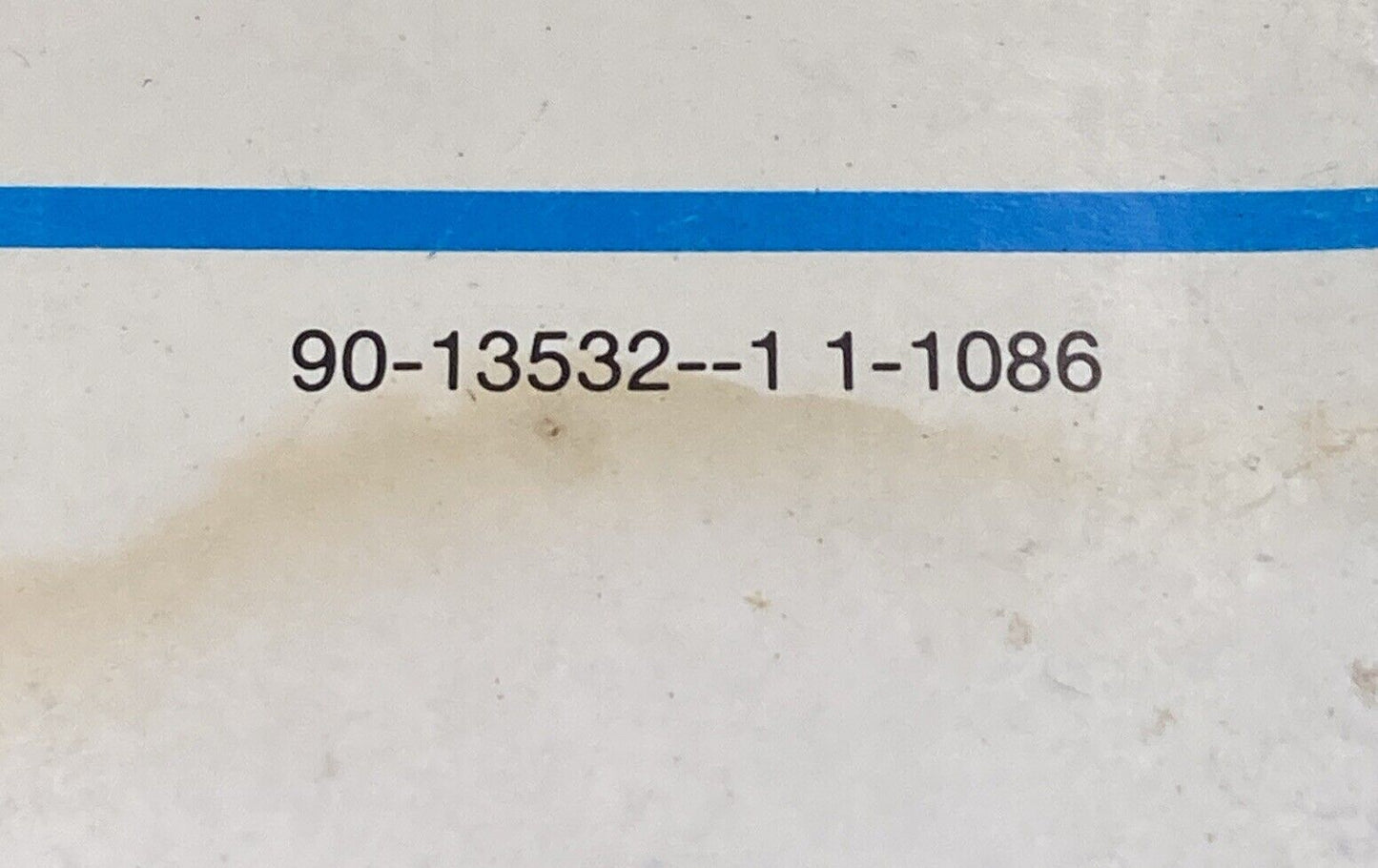 GENUINE MERCURY MARINE 90-13532-1 SERVICE ASSISTANCE & WARRANTY INFORMATION 1986