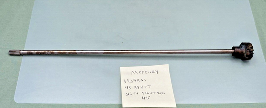NEW REPLACES MERCURY 39398A1 43-39477 SHIFT SHAFT ROD 43",  20 HP TILLER MOTOR