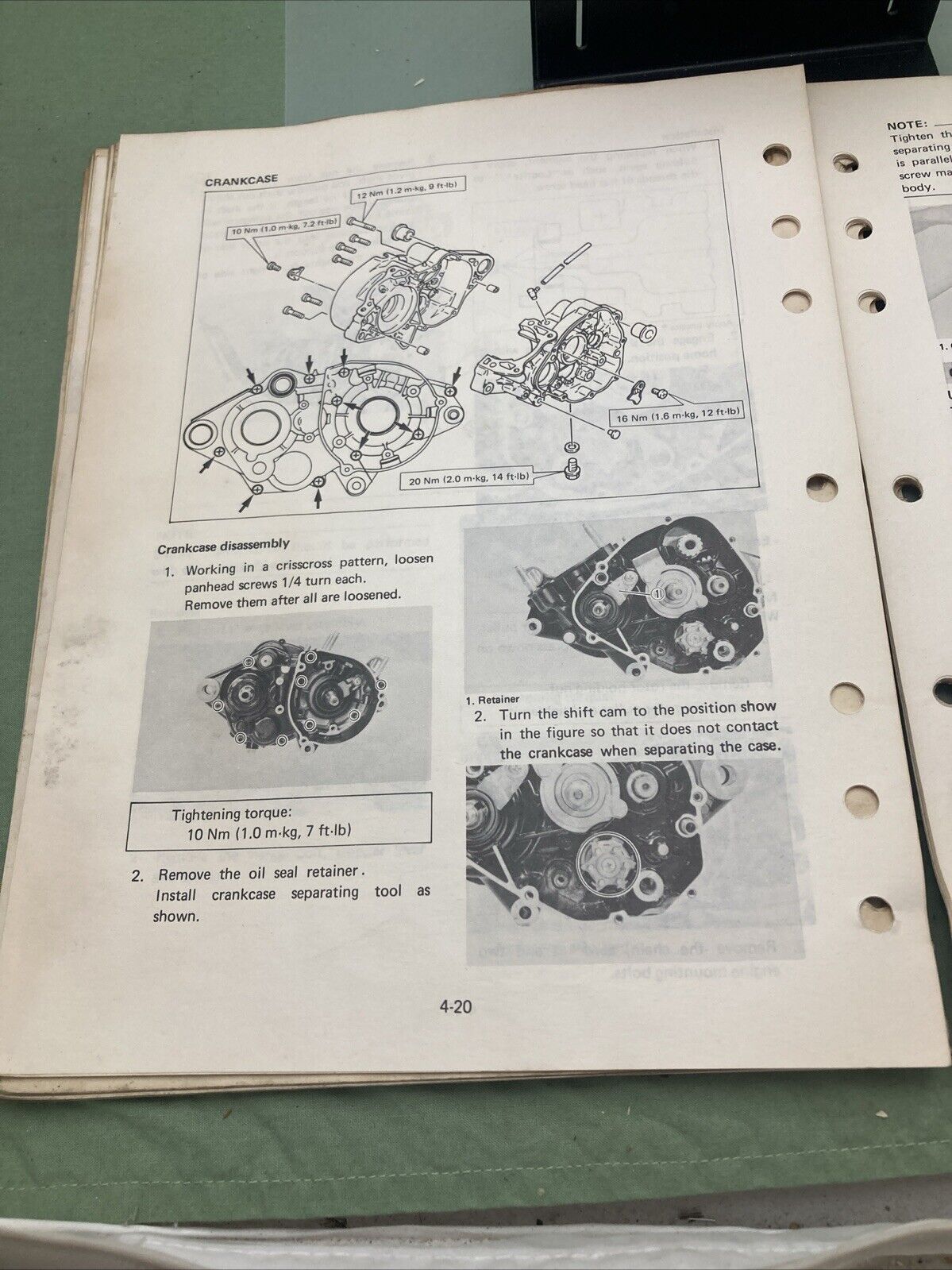 YAMAHA 462-28197-10 YZ 80A SERVICE MANUAL