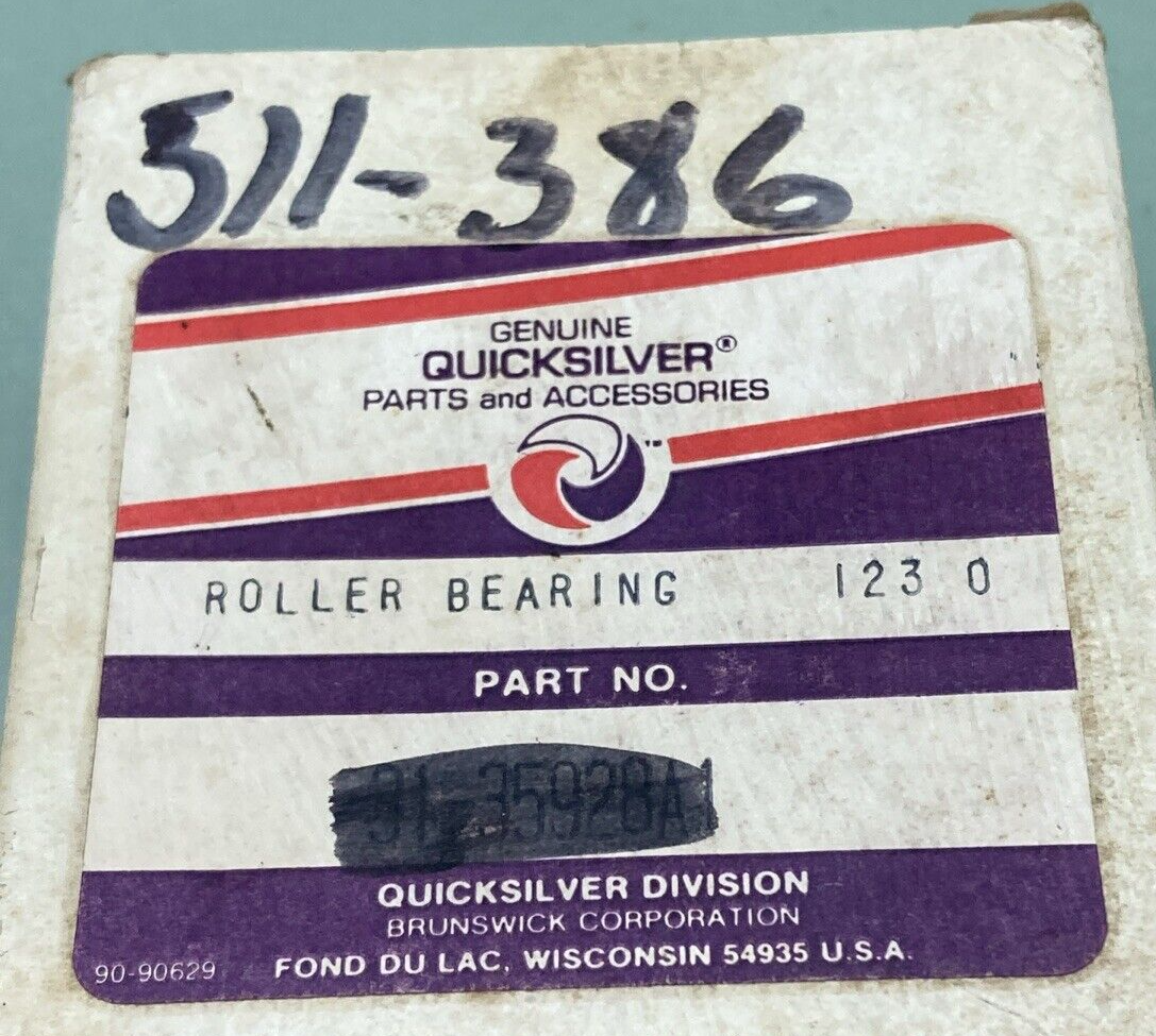 GENUINE MERCURY QUICKSILVER 511-386 CENTER MAIN BEARING