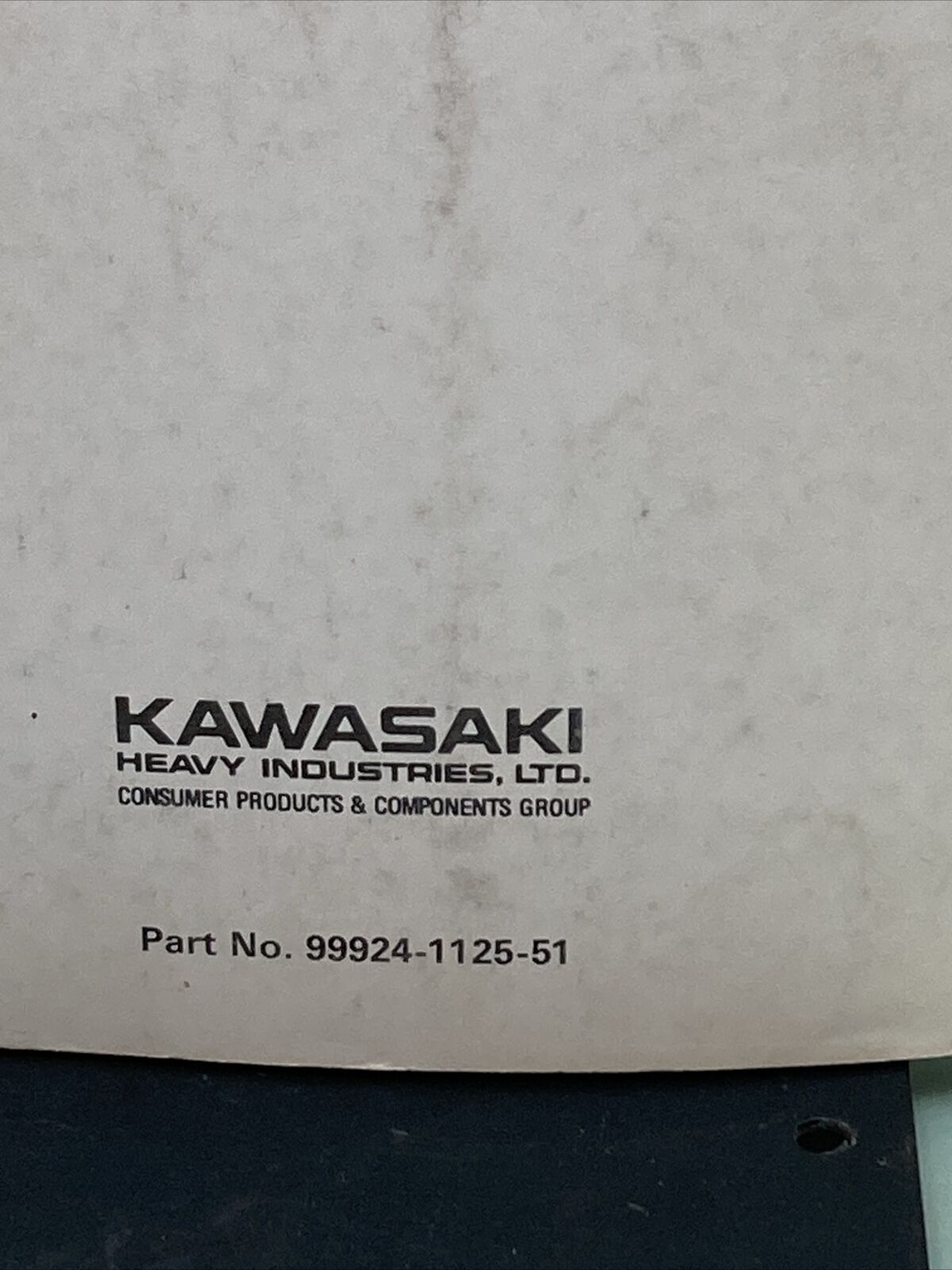 GENUINE KAWASAKI 99924-1125-51 VULCAN 500/EN500 SERVICE MANUAL SUPPLEMENT