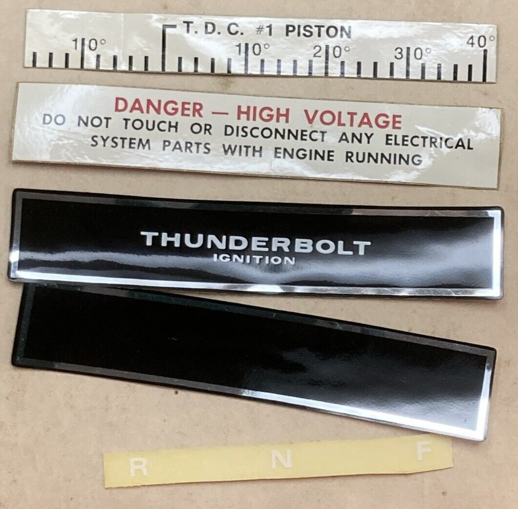 NEW GENUINE MERCURY 37-70030A75 DECAL SET FOR MERCURY 9.8 HP MARINE INCOMPLETE