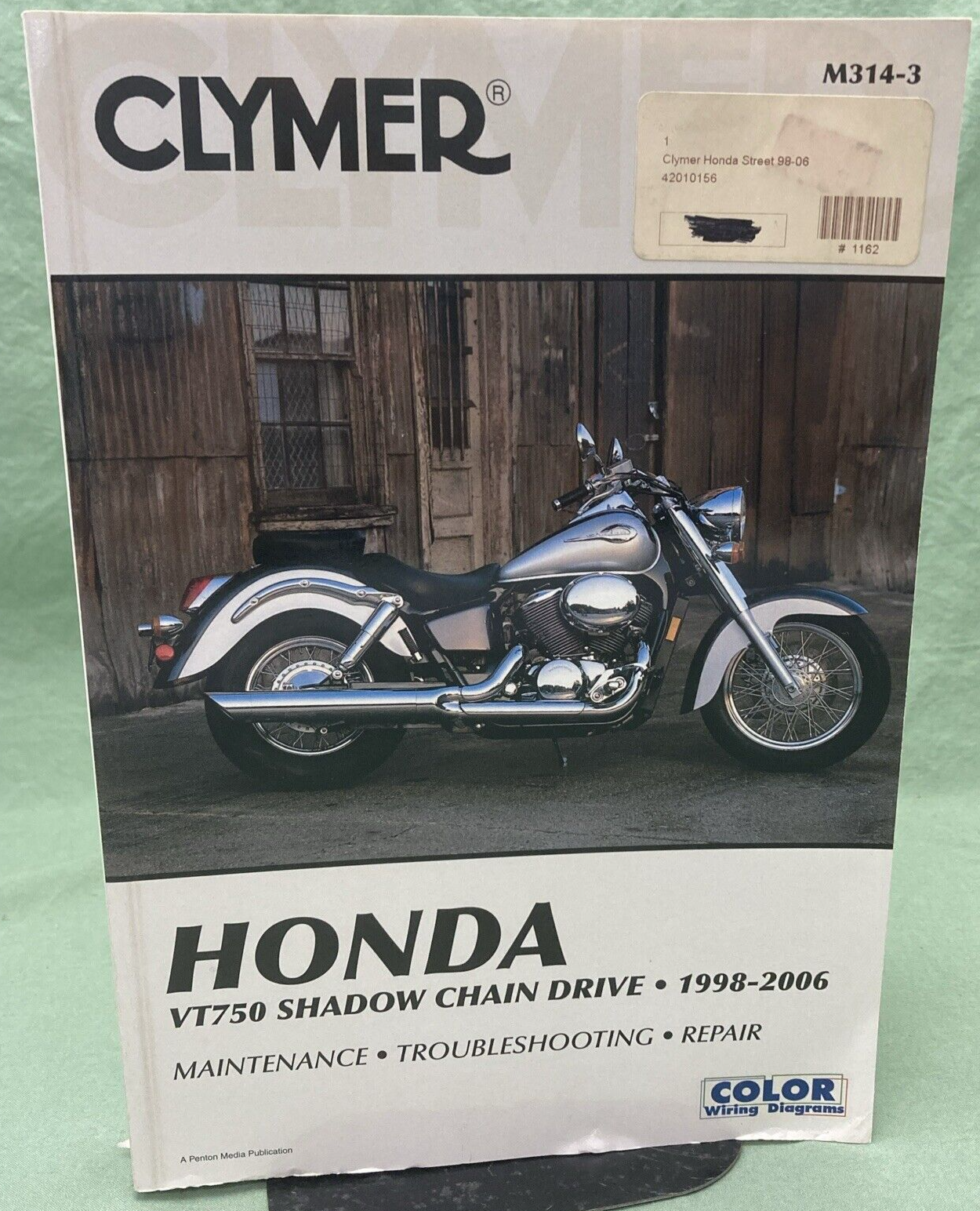 CLYMER M314-3 HONDA VT750 SHADOW CHAIN DRIVE SERVICE MANUAL 1998-2006