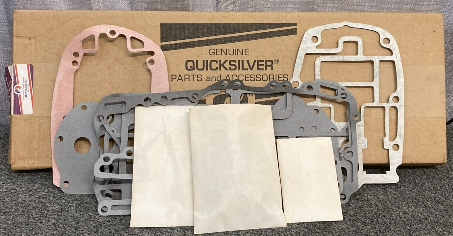 NEW GENUINE MERCURY QUICKSILVER 27-64203A75 MOTOR OVERHAUL GASKET SET