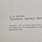 GENUINE SUZUKI WIRING DIAGRAMS 1977