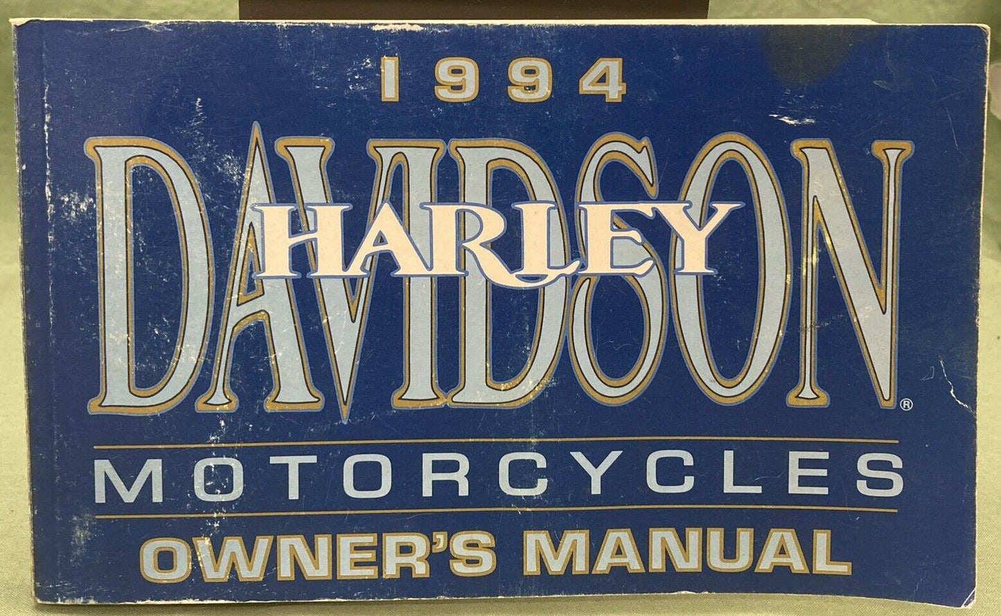 HARLEY DAVIDSON 99466-94 OWNER'S MANUAL TOURING MODELS 1994