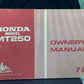 GENUINE HONDA 3135804 MT250 OWNER'S MANUAL '76