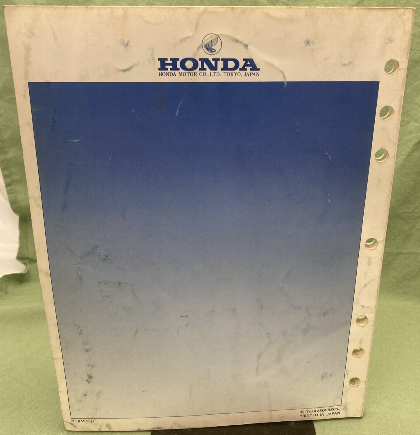 HONDA 61KV000 88 VTR250 INTERCEPTOR VTR SERVICE MANUAL 1988