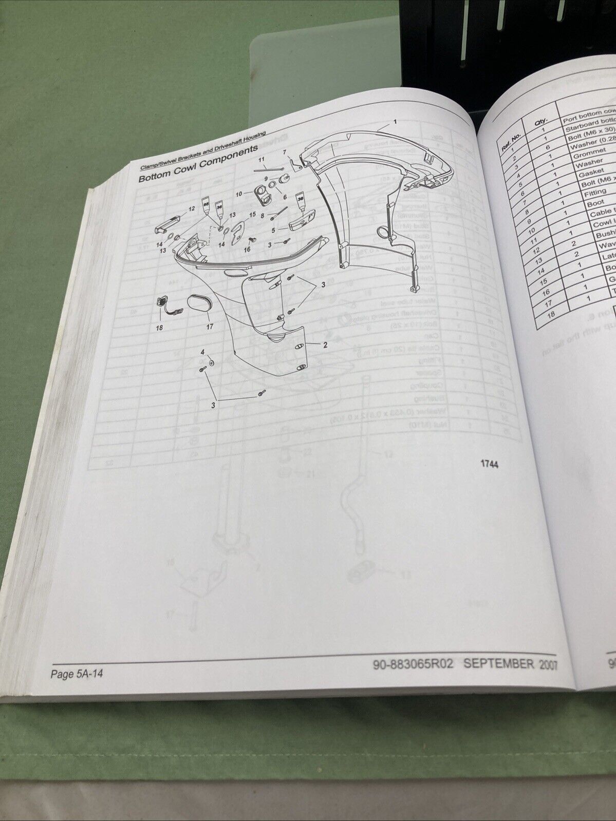 GENUINE MERCURY 90-883065R02 50/60 FOURSTROKE, 40/50/60 BIGFOOT SERVICE MANUAL