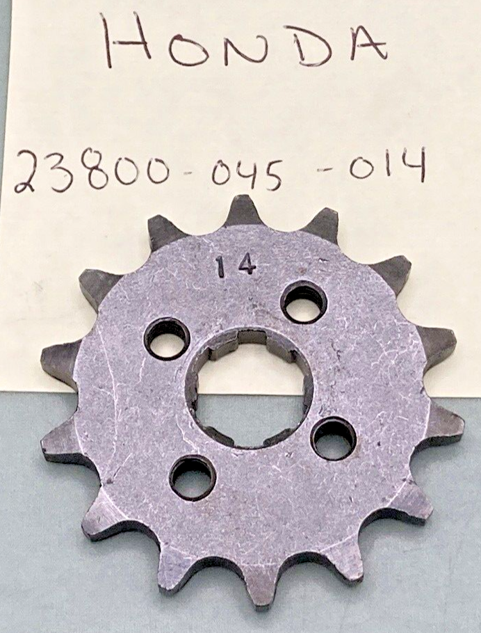 NEW REPLACES HONDA 23800-045-014 DRIVE SPROCKET 14T