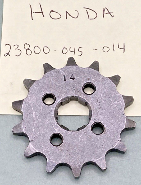 NEW REPLACES HONDA 23800-045-014 DRIVE SPROCKET 14T