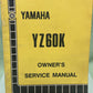 YAMAHA LIT-11626-03-80 YZ60K OWNER'S SERVICE MANUAL 5X1-28199-11