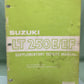 GENUINE SUZUKI 99501-42030-01E SUPPLEMENTARY SERVICE MANUAL LT250E/EF