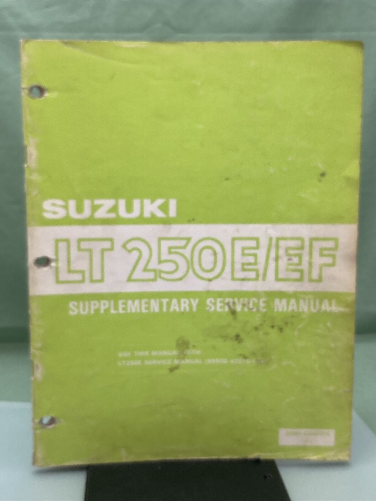 GENUINE SUZUKI 99501-42030-01E SUPPLEMENTARY SERVICE MANUAL LT250E/EF