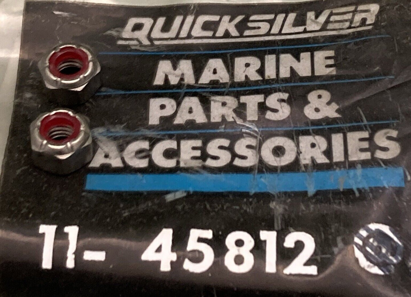QTY 2 NEW GENUINE MERCURY QUICKSILVER 11-45812 NUT