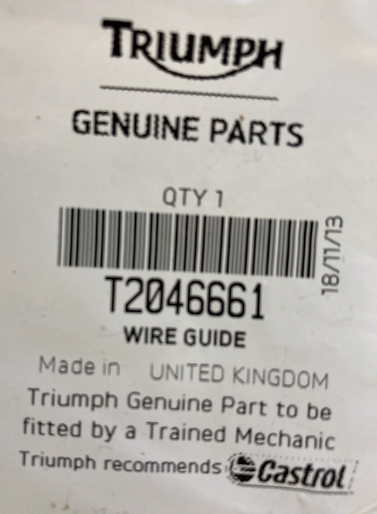 NEW GENUINE TRIUMPH T2046661 Wire Guide