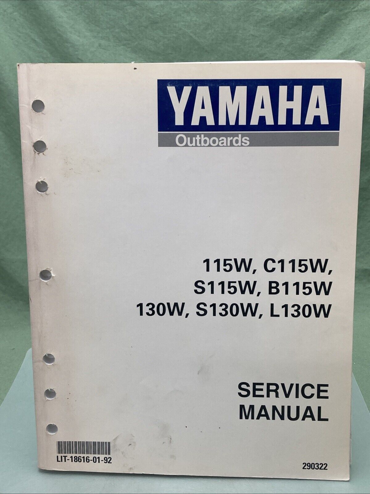 GENUINE YAMAHA LIT-18616-01-92 115W, C115W, S115W, B115W SERVICE MANUAL 1997